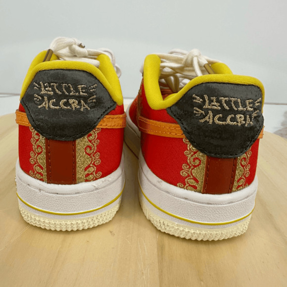 Nike Kids Air Force 1  Little Accra sneakers Size 12.5 Leather Limited Edition - Picture 9 of 12